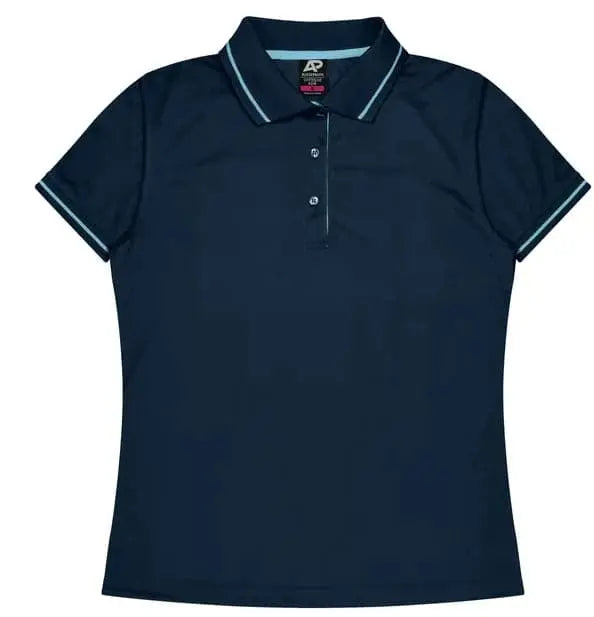 Aussie Pacific Cottesloe Lady Polo Shirt 2319 Aussie Pacific NAVY/SKY 6